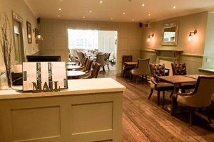 Well-maintained dining room