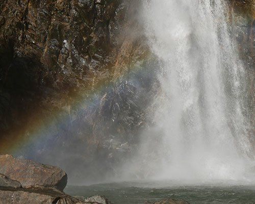 una cascata