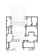 schema finestra serie quadra 850