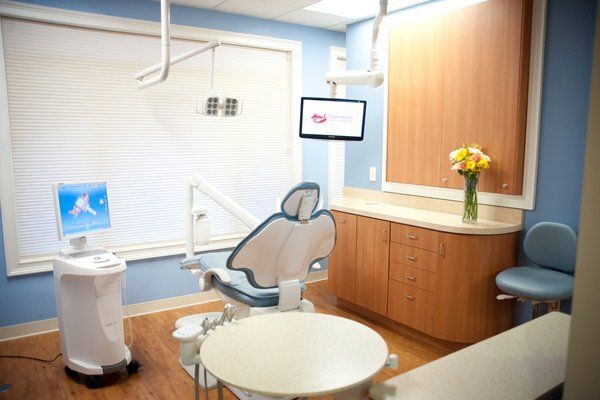 treatment room at Laurelwood Dentistry