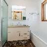 bathroom vanity and shower