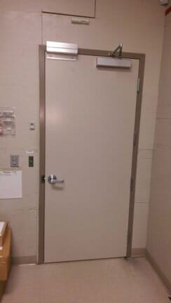 Steel Door Close — Commercial Door and Locks in Albany County, NY