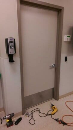 Steel Door for Repair — Commercial Door and Locks in Albany County, NY