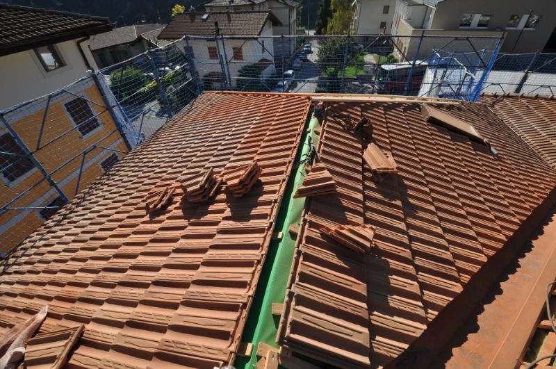 realizzazione di una copertura edile