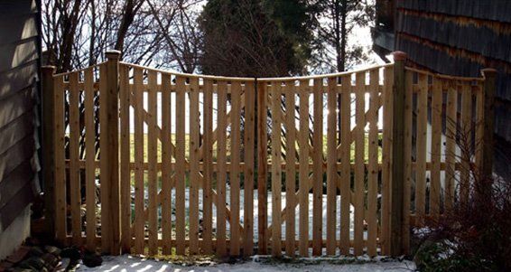 wood fence