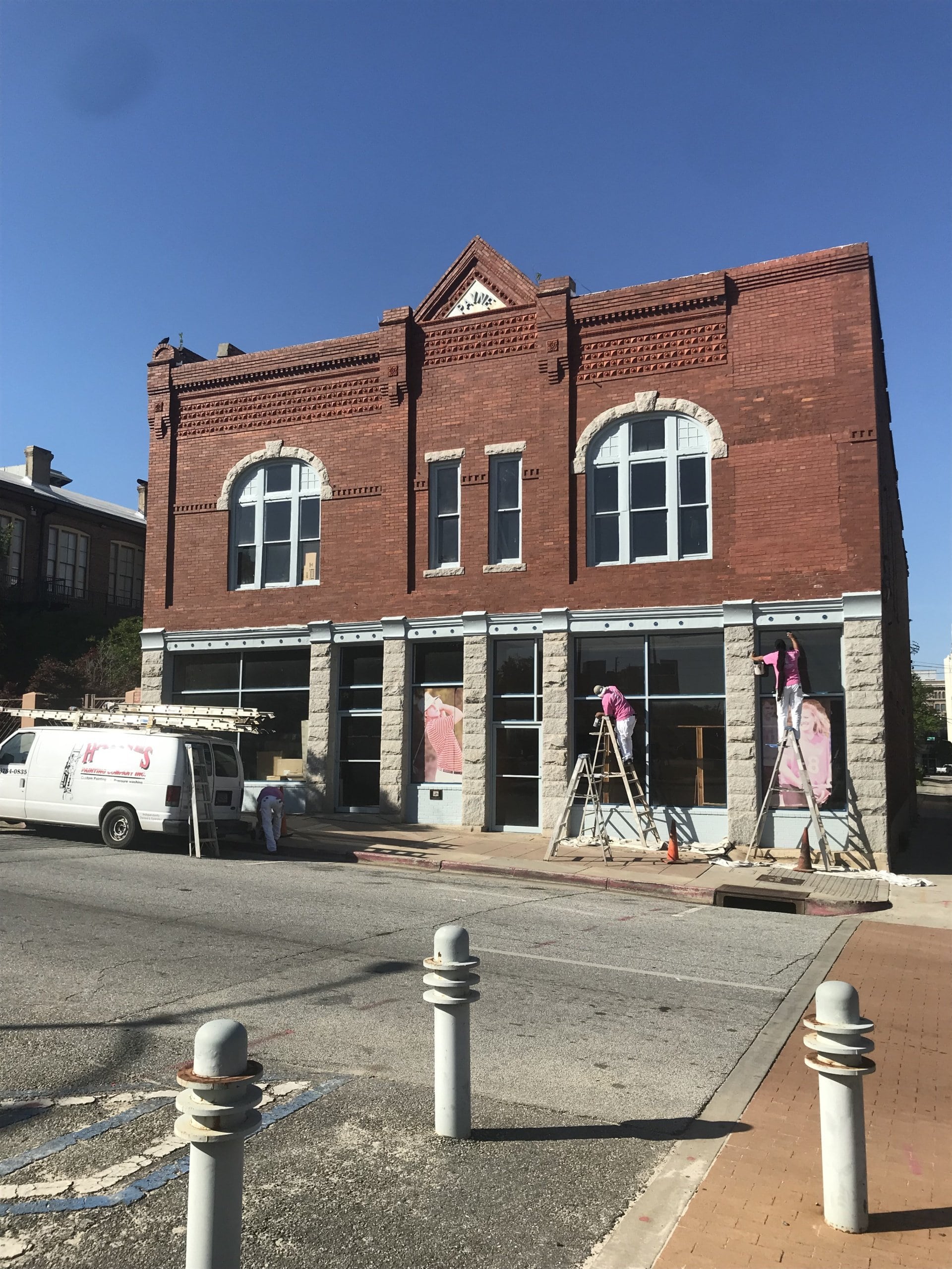 Painting downtown