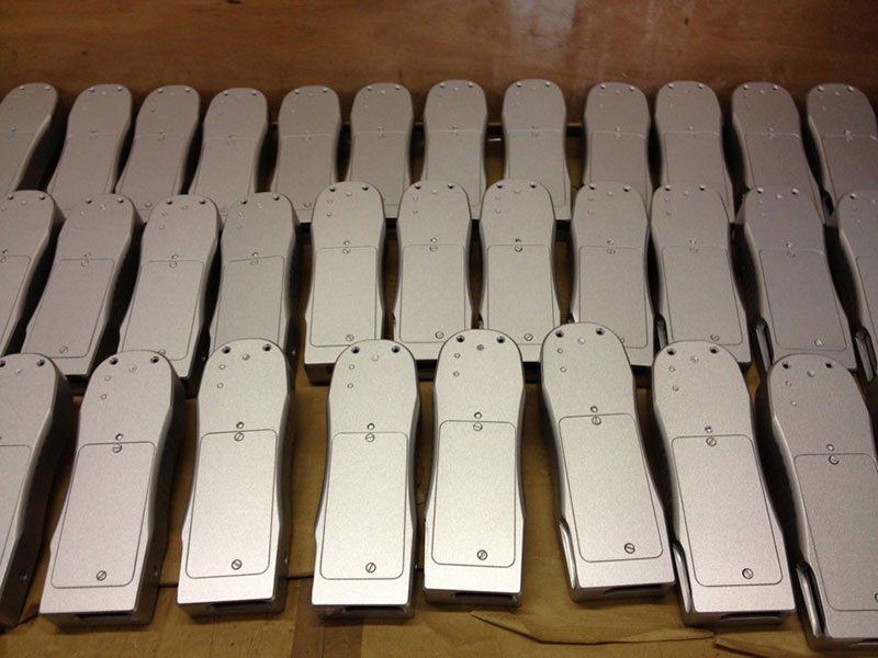 metal components in white colour