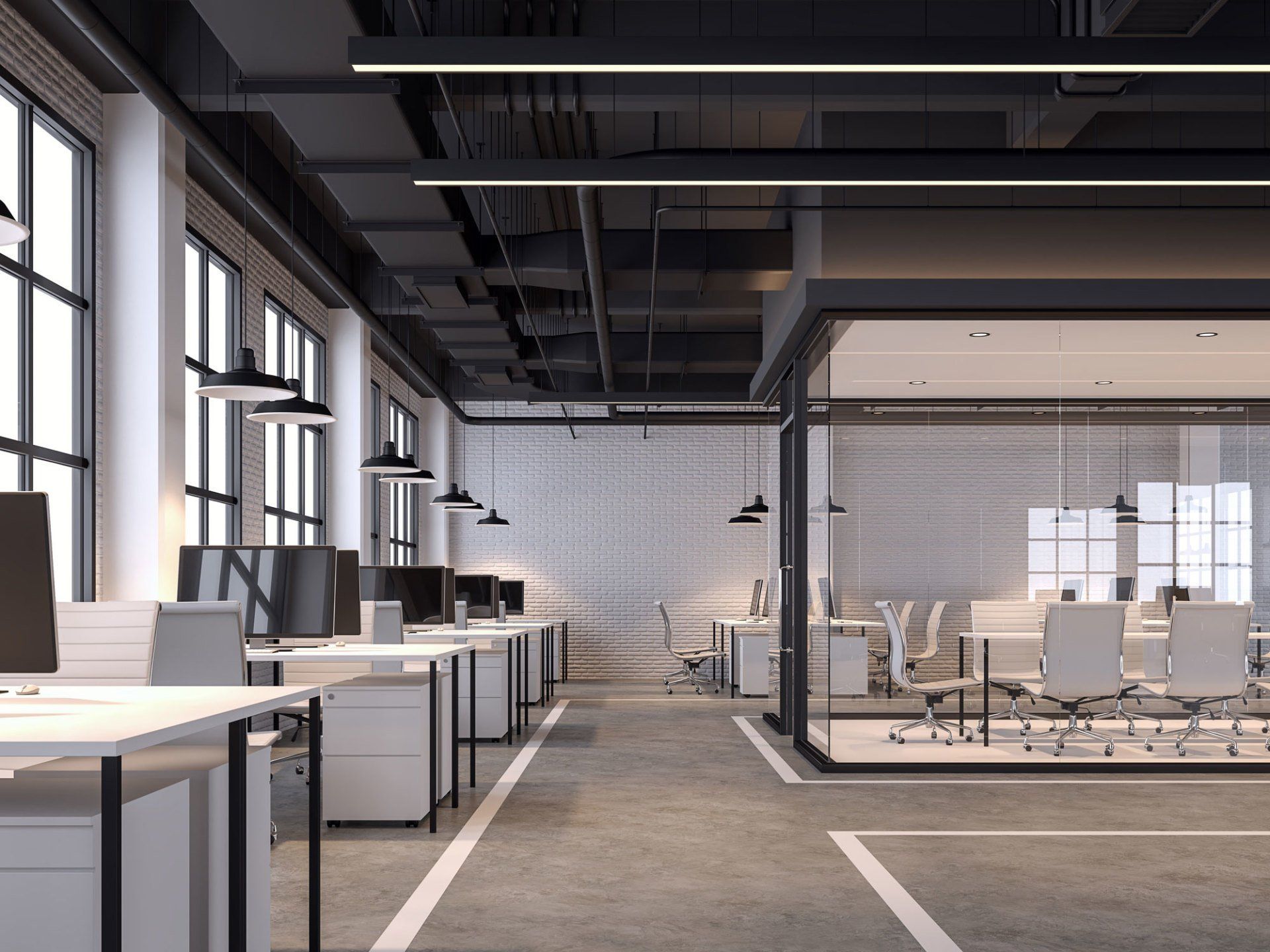 Modern Style Office — Fredrick, MD — T Martin Contractors Inc