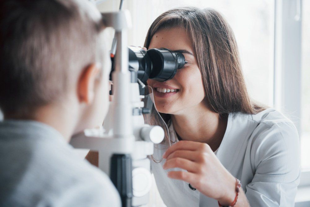 Checking The Eye of a Child — Clear Optometry in Bargara, QLD Checking The Eye of a Child — Clear Optometry in Bargara, QLD