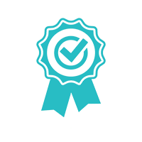 ribbon checkmark icon