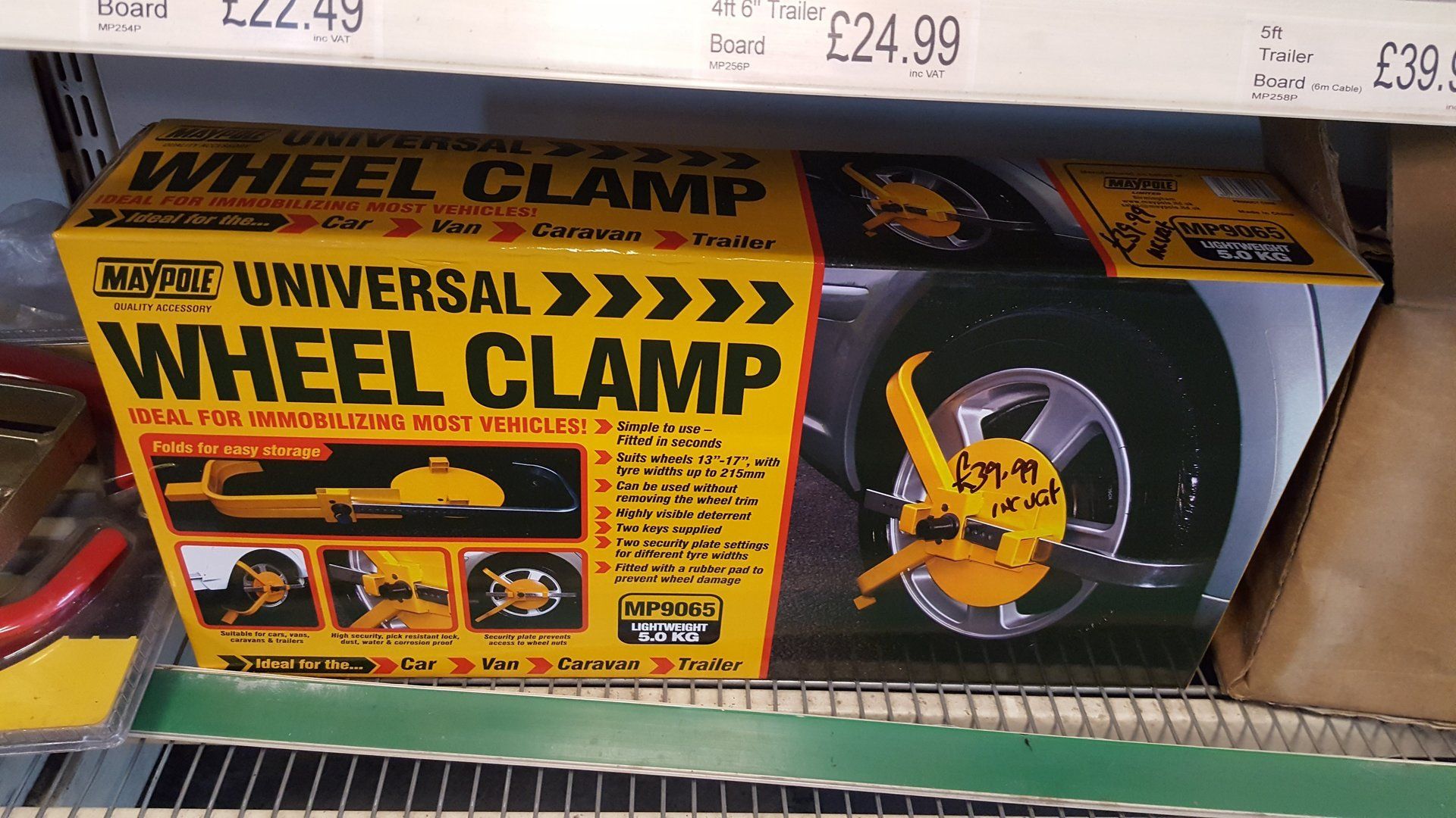 wheel clamp