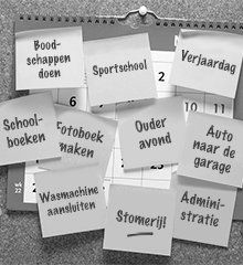 Prikbord met taken