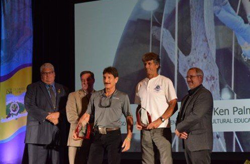 Ken Palmer and Rip Tompkins were honored to receive the Alex L. Shigo Award for Excellence in Arboricultural Education from the International Society of Arboriculture