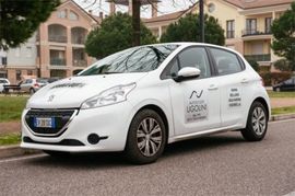 macchina con modello-PEUGEOT 208