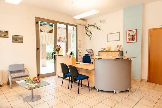 Interno della scuola di guida