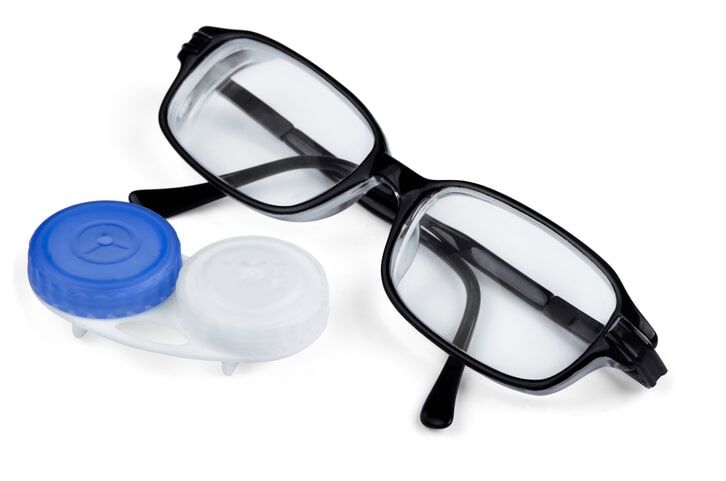 Contact Lens and Eyeglasses — Eye Doctor in Englewood, FL Contact Lens and Eyeglasses — Eye Doctor in Englewood, FL