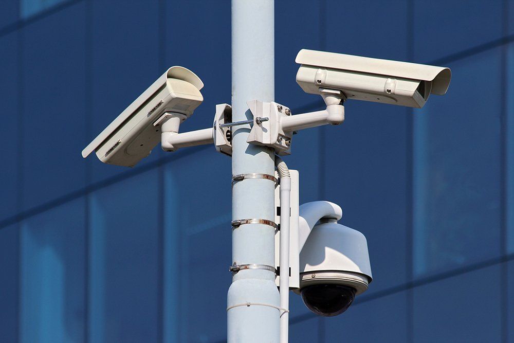 impianto industriale di videosorveglianza