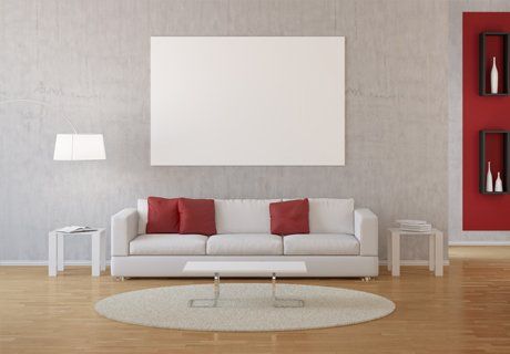white sofa
