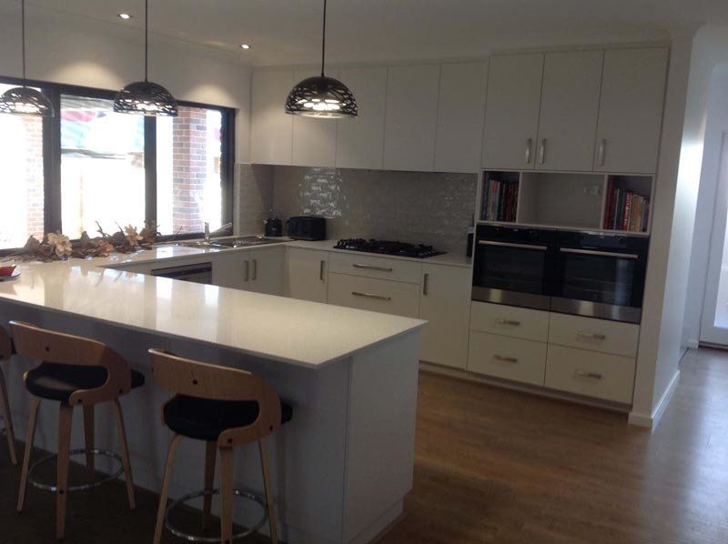 kitchen with stone countertop