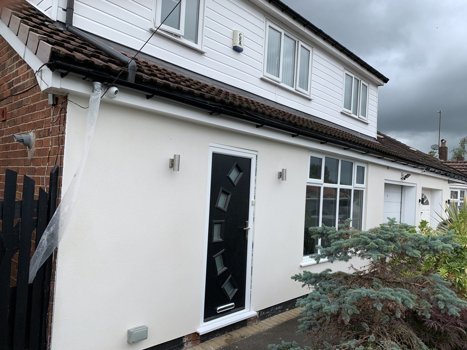 black
composite doors middleton