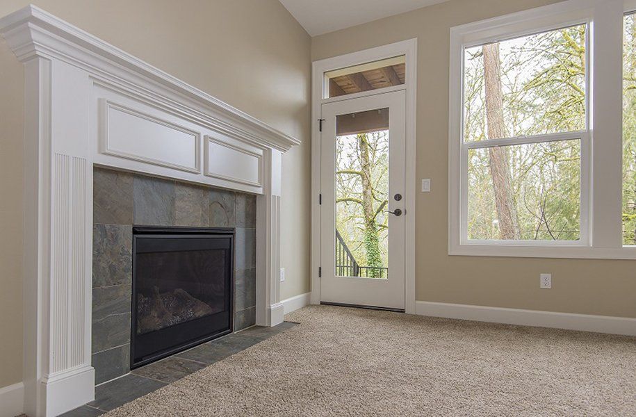 Noyes Homes | New Custom Homes | Beaverton, Oregon | Home interior| Chimney