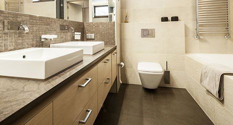installed bathroom