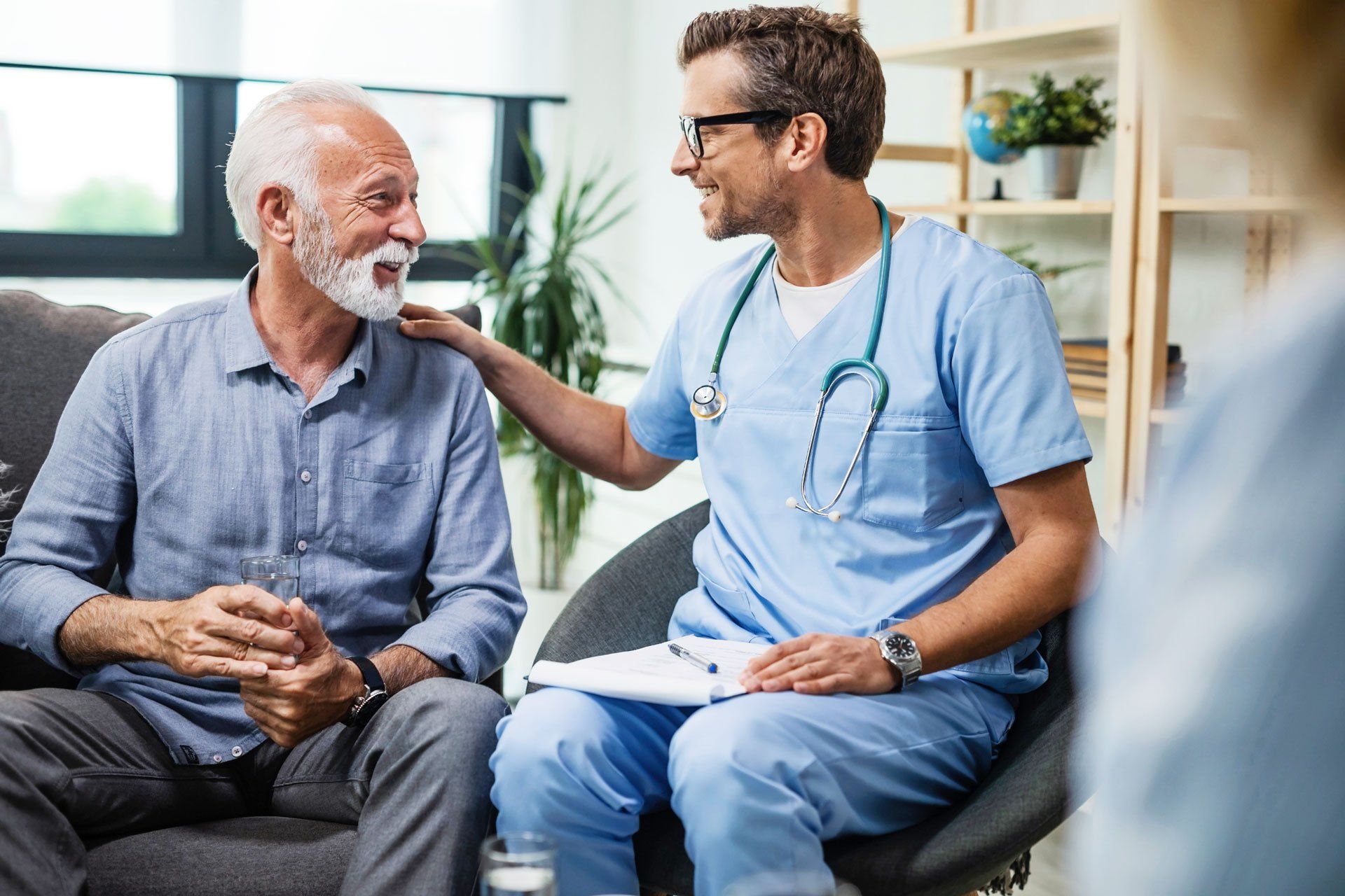 Senior Man Consulting Doctor | Billings, MT | Fuller Family Medicine