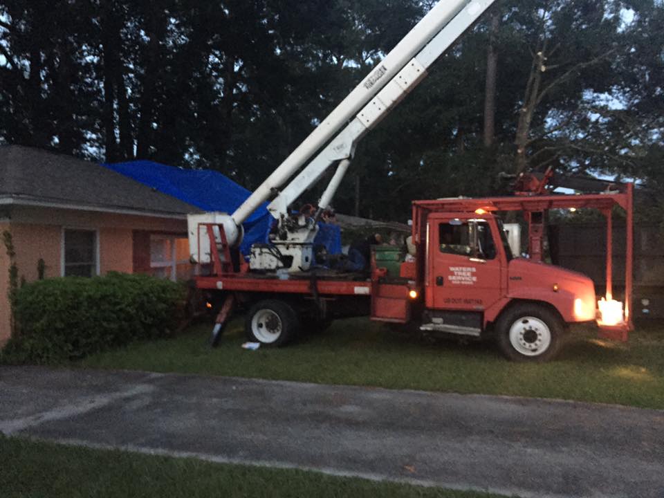 Red Forestry Truck — Savannah, GA — Waters Tree Service
