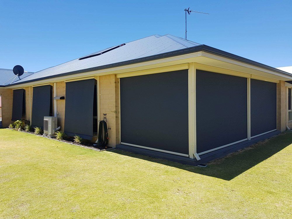 large auto roll blinds