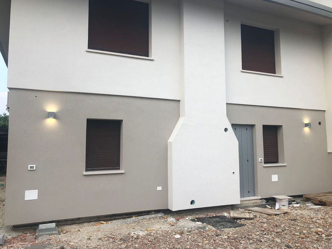 prospetto palazzina di nuova costruzione