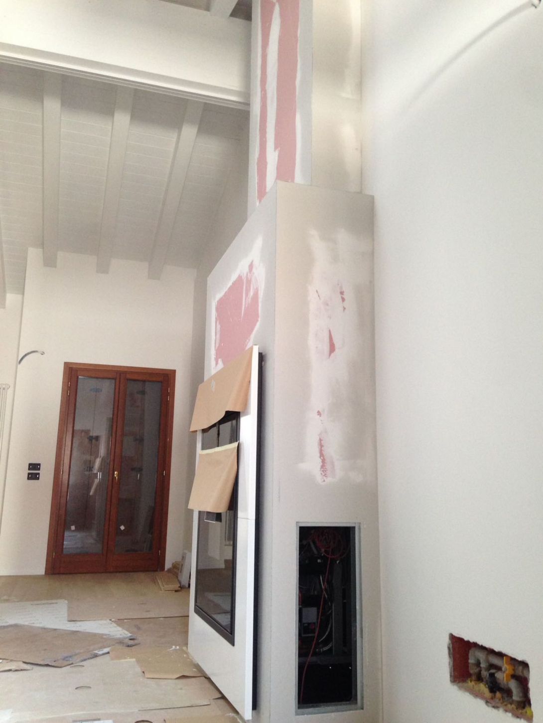 parete in cartongesso casa