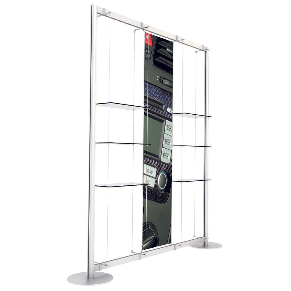 Wire Display System with shelving