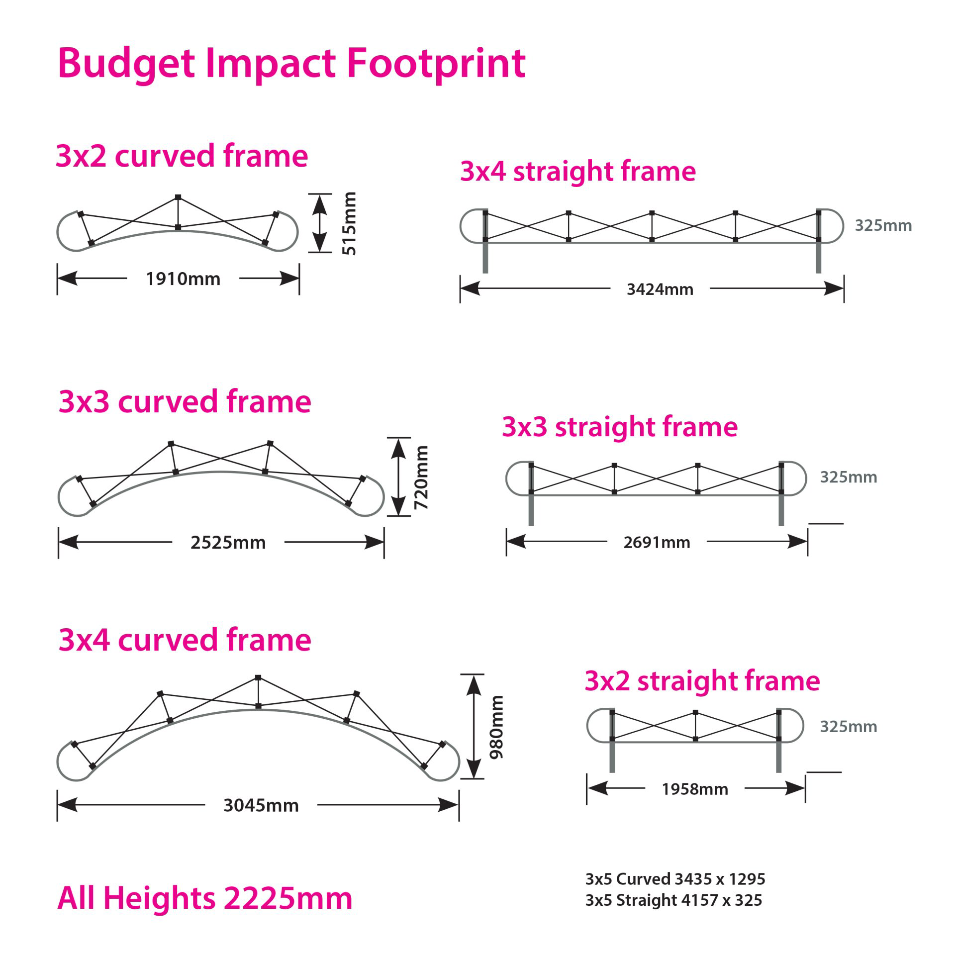 Pop Up Stand Dimensions