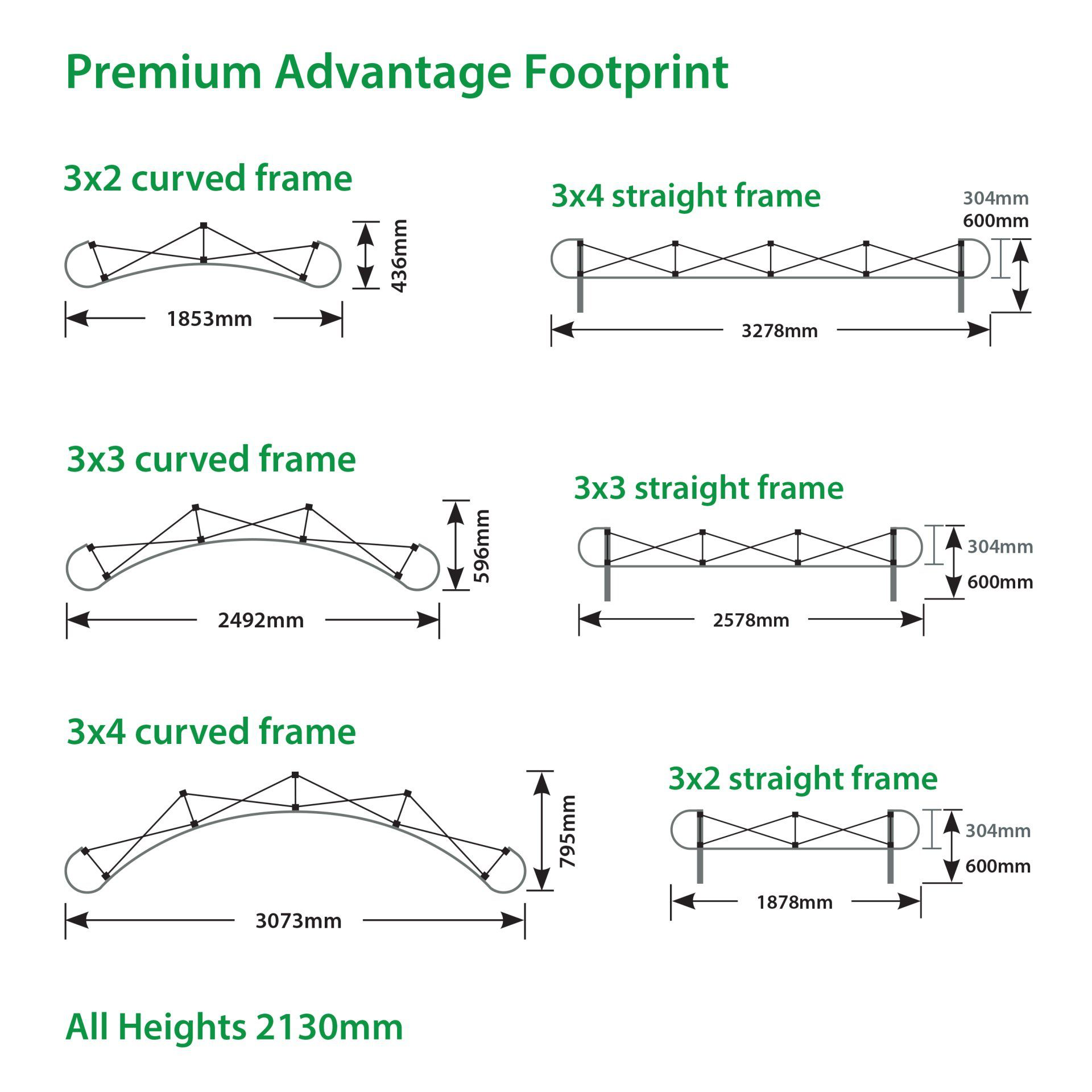 Pop Up Stand Sizes