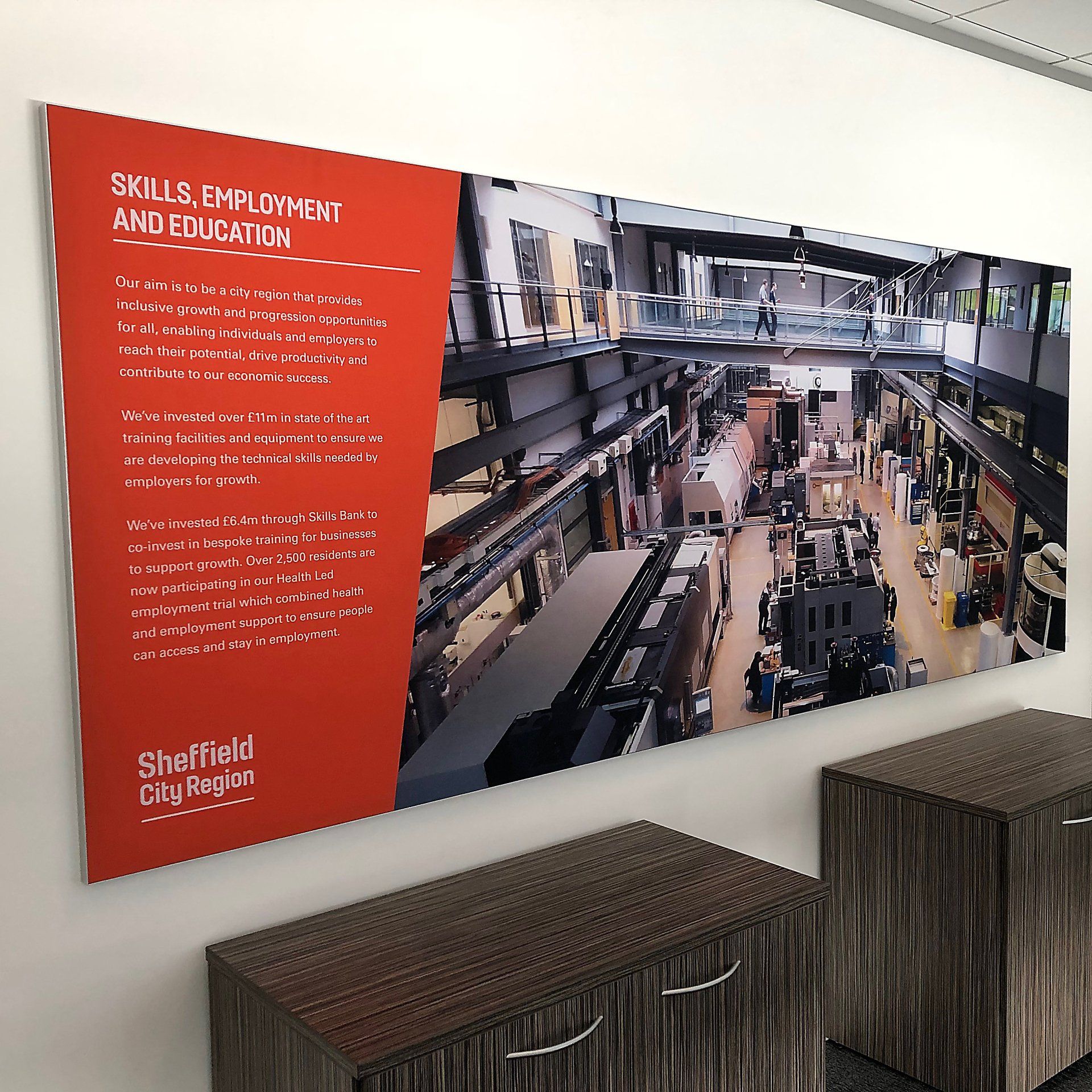 Fabric Frames for boardrooms