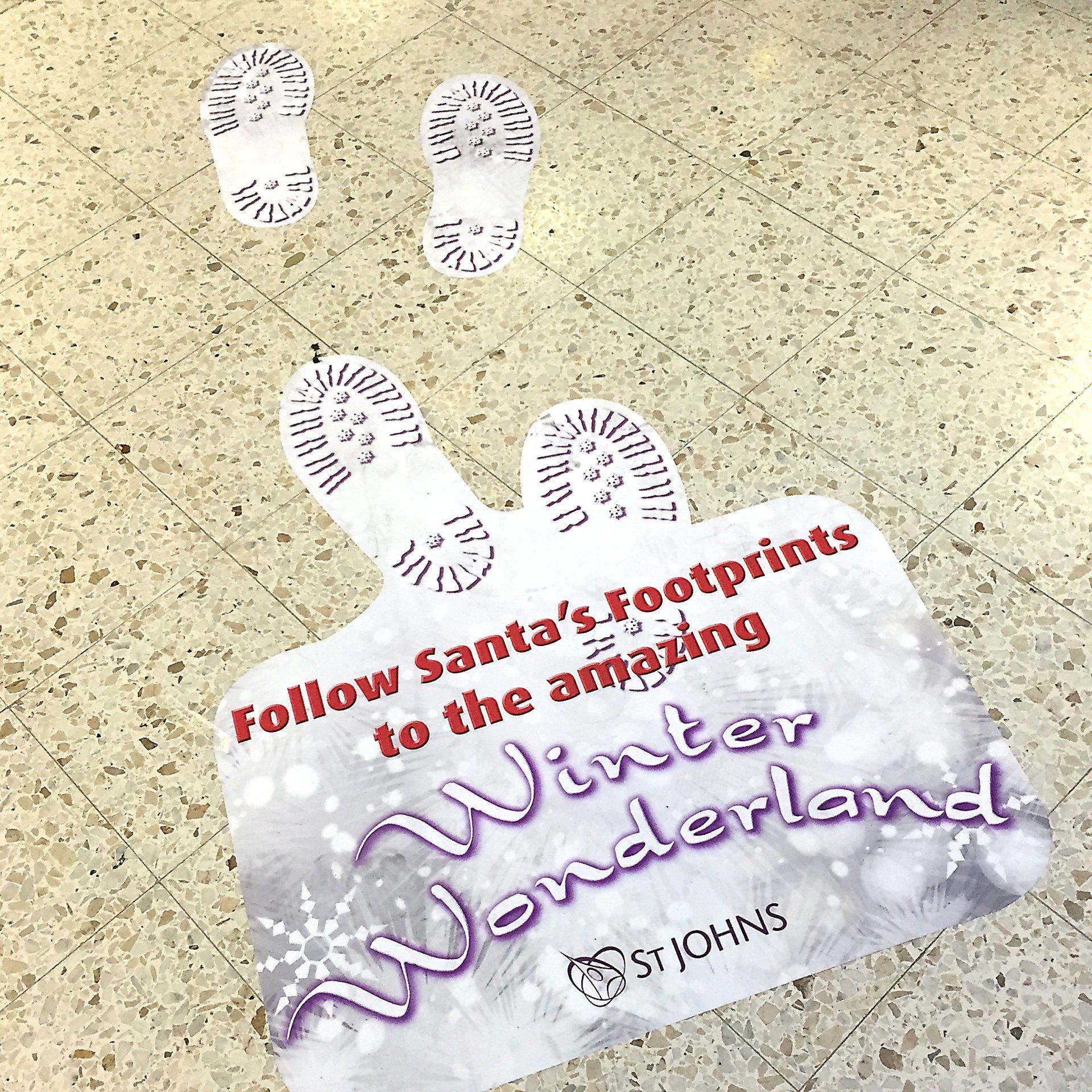 footprint floor graphics