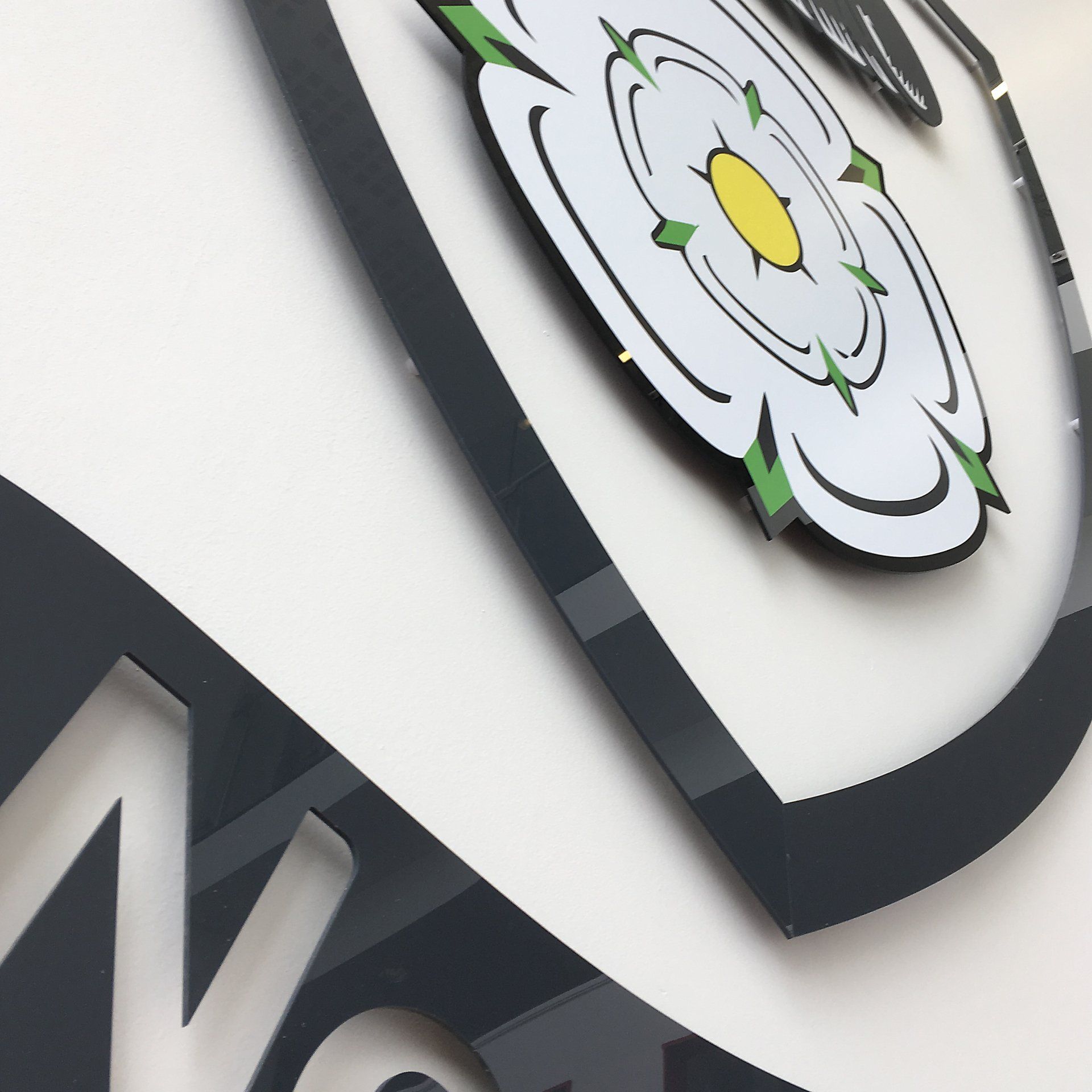 Perspex Raised Logo