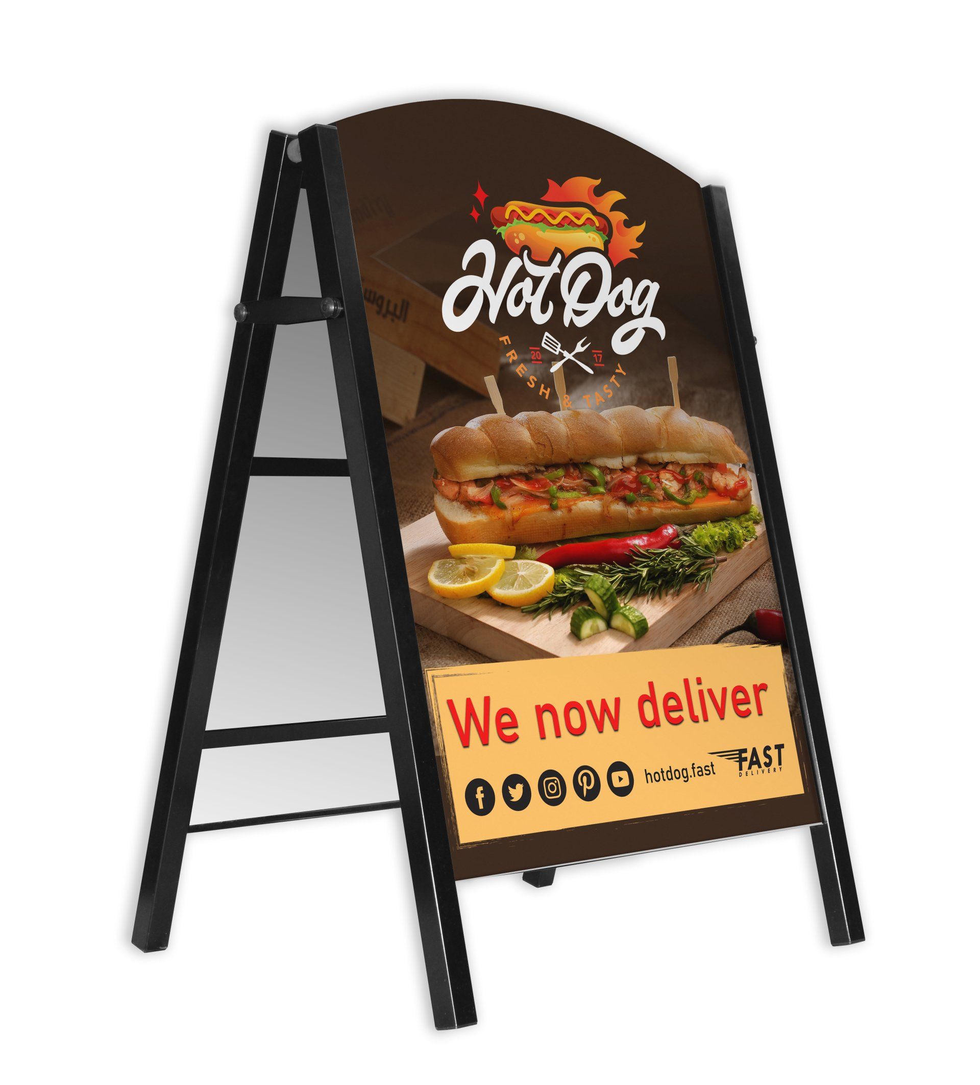 Premier A-Board Black