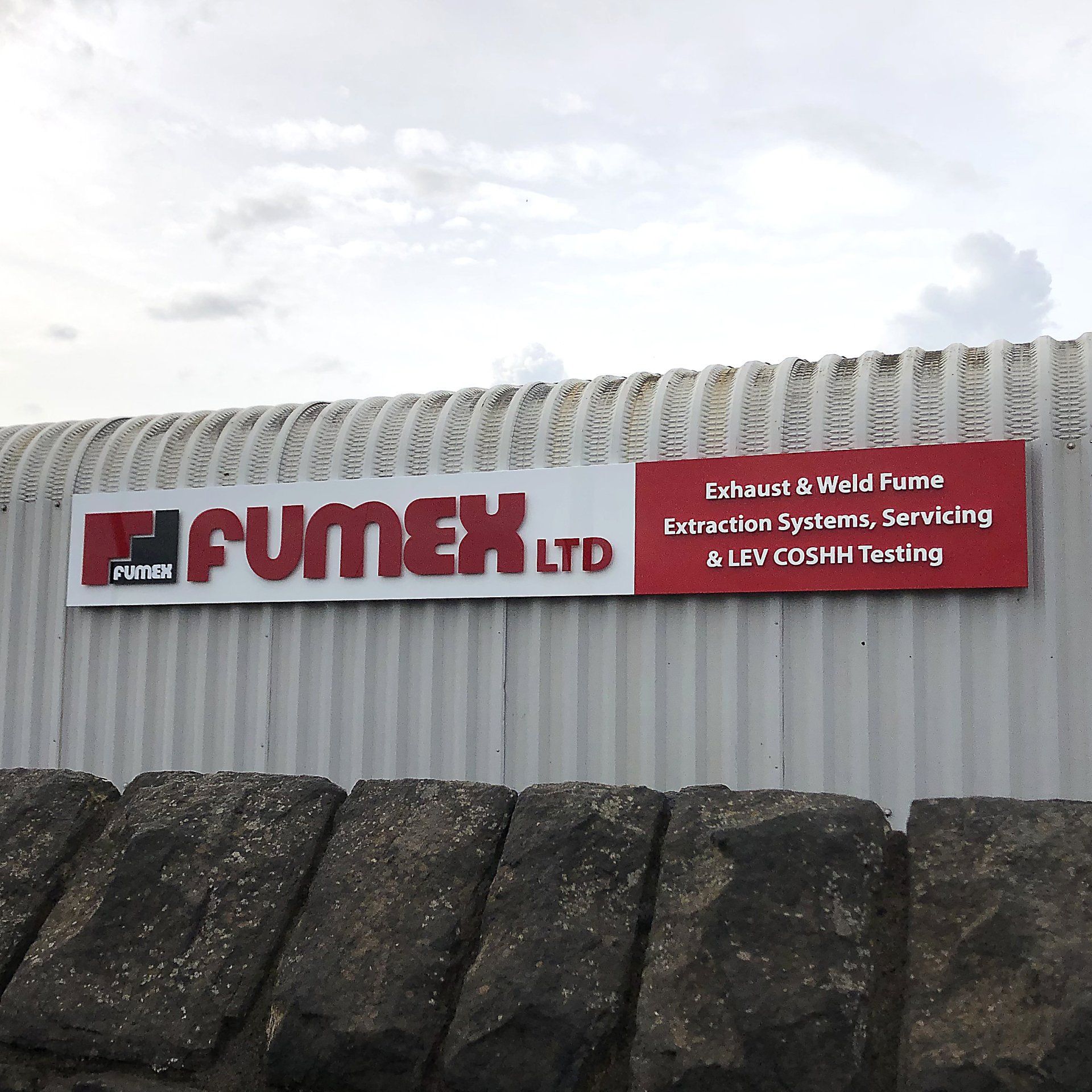 Tray Signage with acrylic
