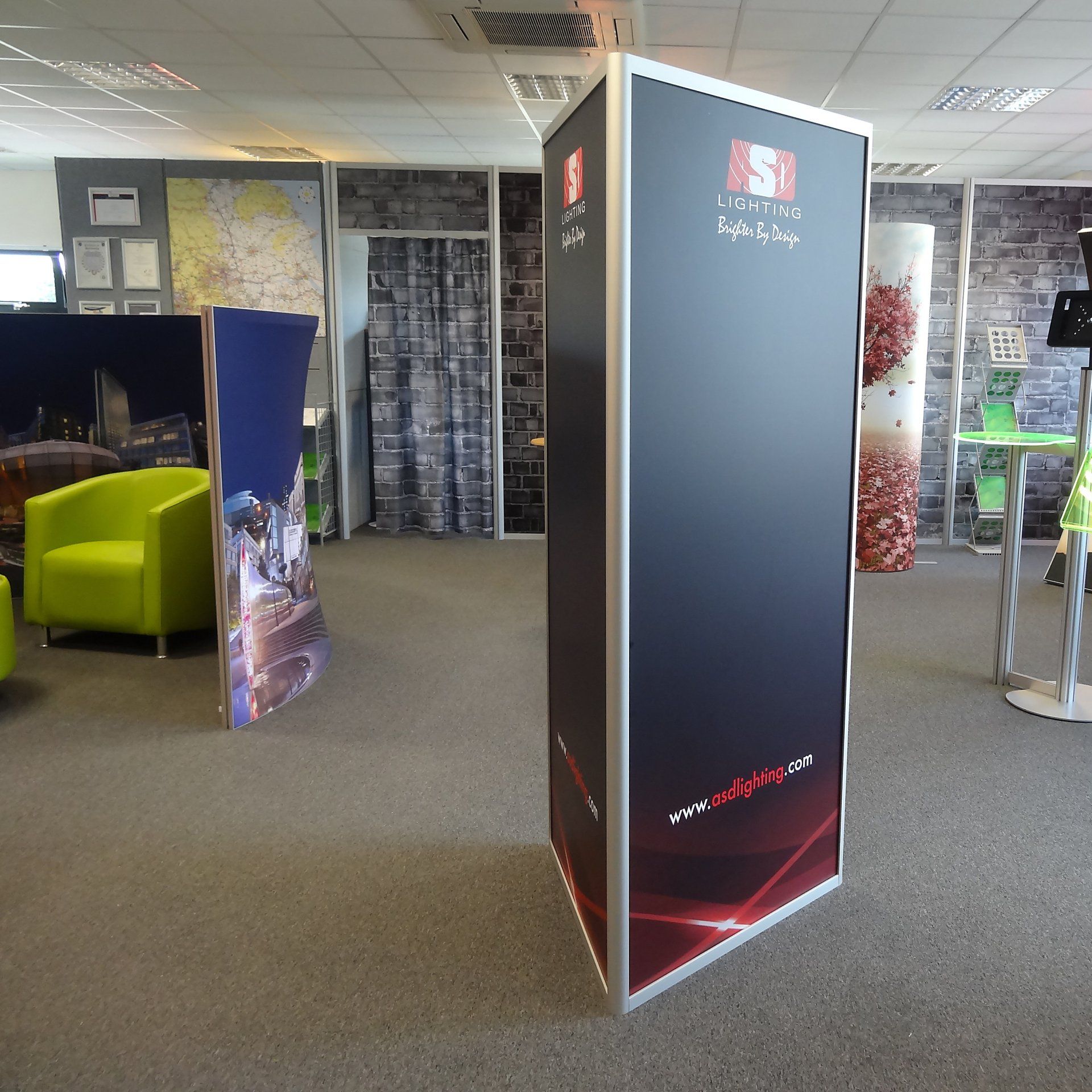 Triangular Booth