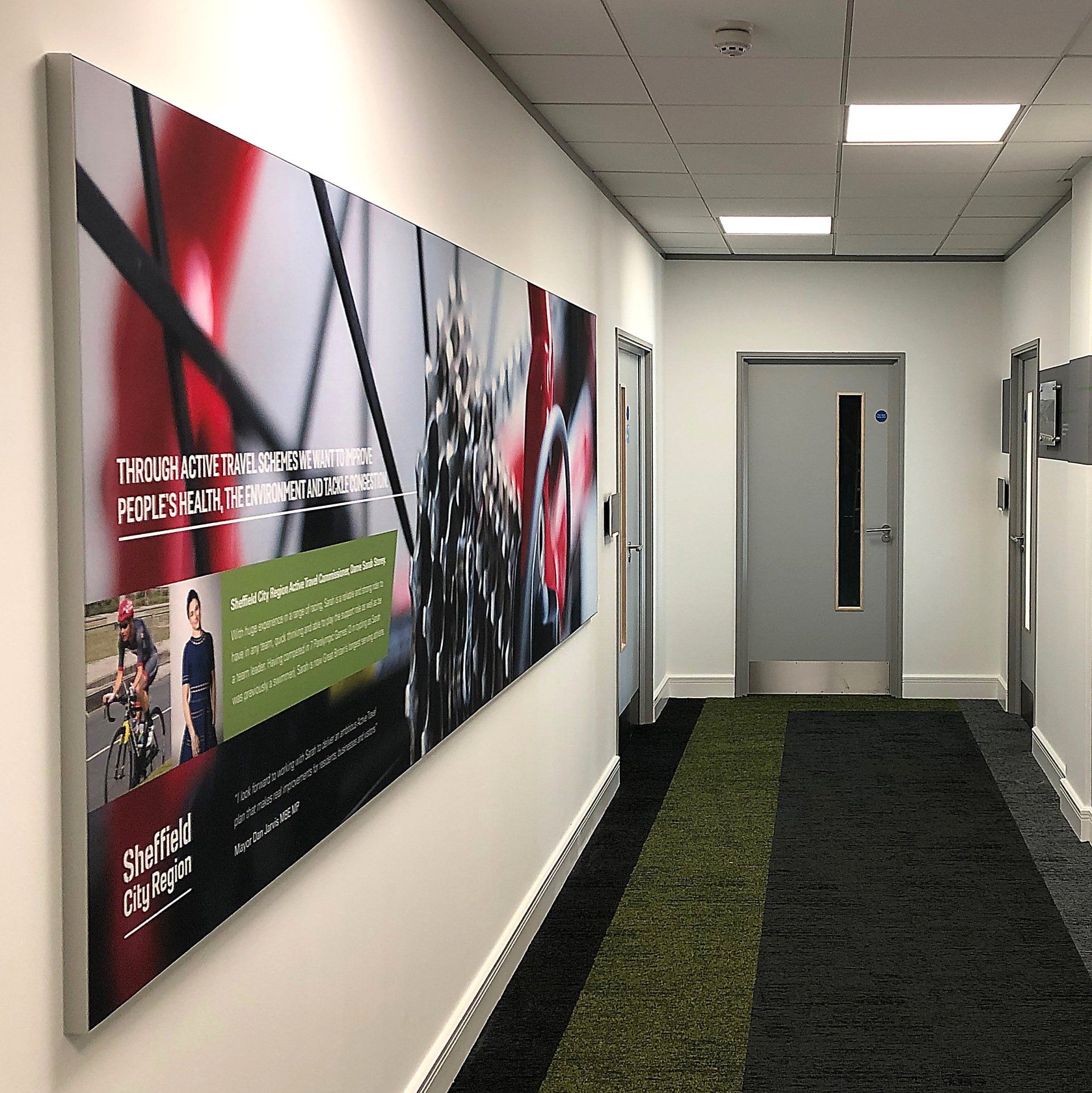 Wall Mounted Fabric Tension Frames