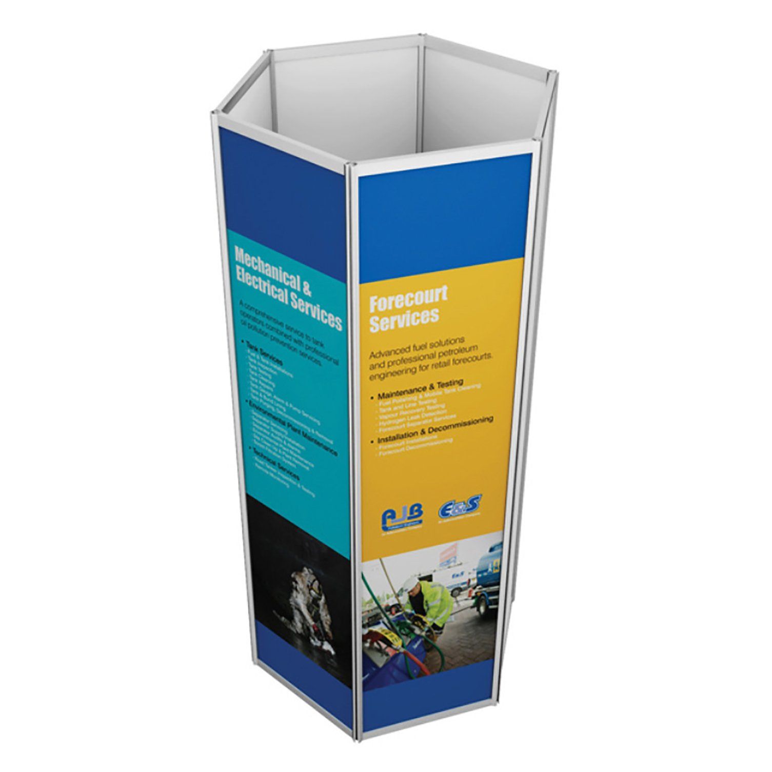 Hexagon Display Tower