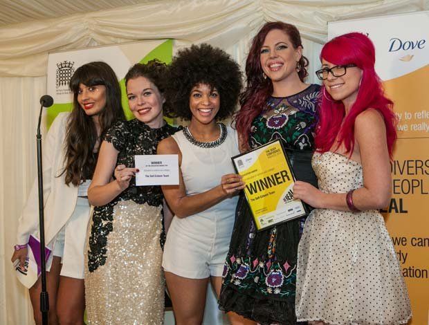 photo of Natasha Devon and the team