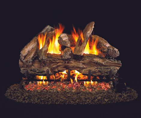 Fireplace — Gas Logs Burns in Fireplace in Savannah, GA Fireplace — Gas Logs Burns in Fireplace in Savannah, GA