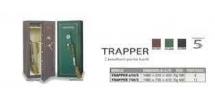 un depliant delle casseforti della marca Trapper