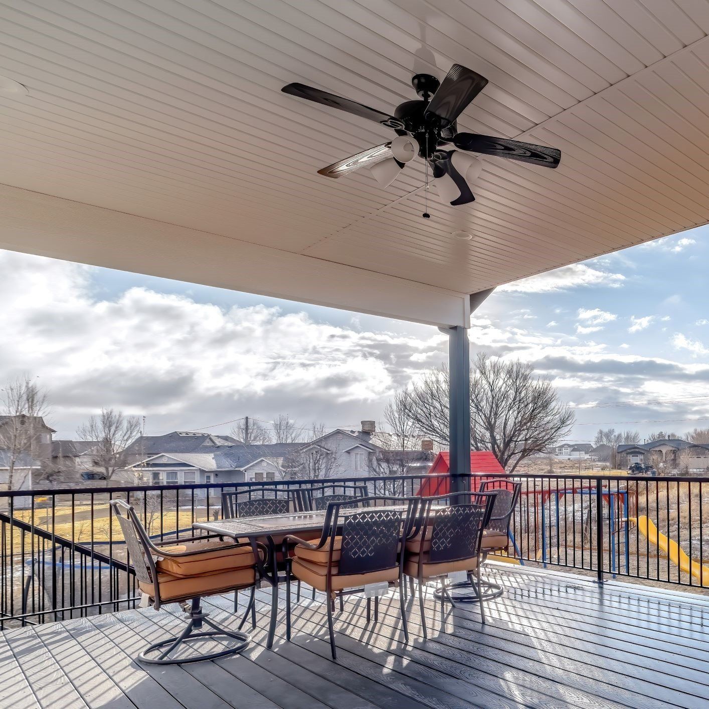 View of Veranda  Ceiling Fan — Richmond, VA — Beckstoffer Welsh Inc
