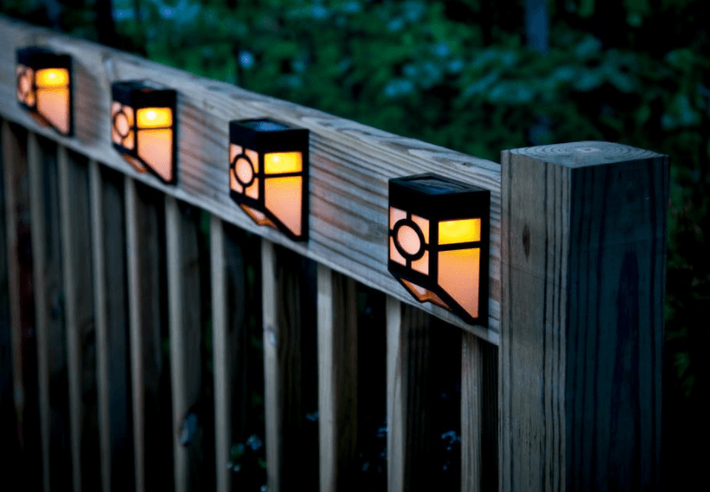 Wood Fence With Lights — Richmond, VA — Beckstoffer-Welsh Inc Wood Fence With Lights — Richmond, VA — Beckstoffer-Welsh Inc