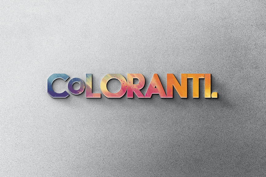 Coloranti logo design in opdracht van Mariangela Imagostyliste | Braakhekke Creative