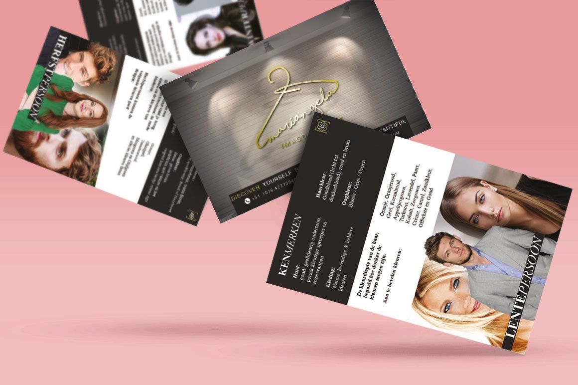 Styling kaarten in opdracht van Mariangela Imagostyliste | Braakhekke Creative
