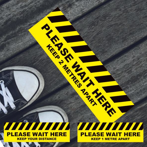 Strip Floor Stickers Print